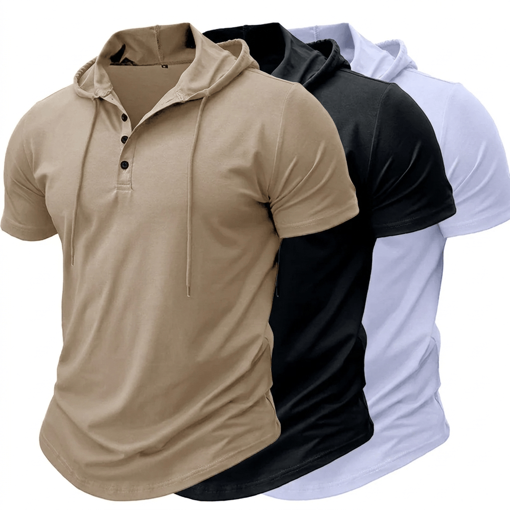 Tyler | Henley con Capucha