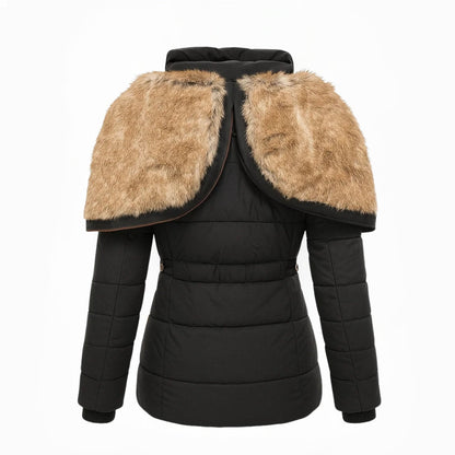 Tamara | Cappotto con Fodera Morbida in Pelliccia Sintetica