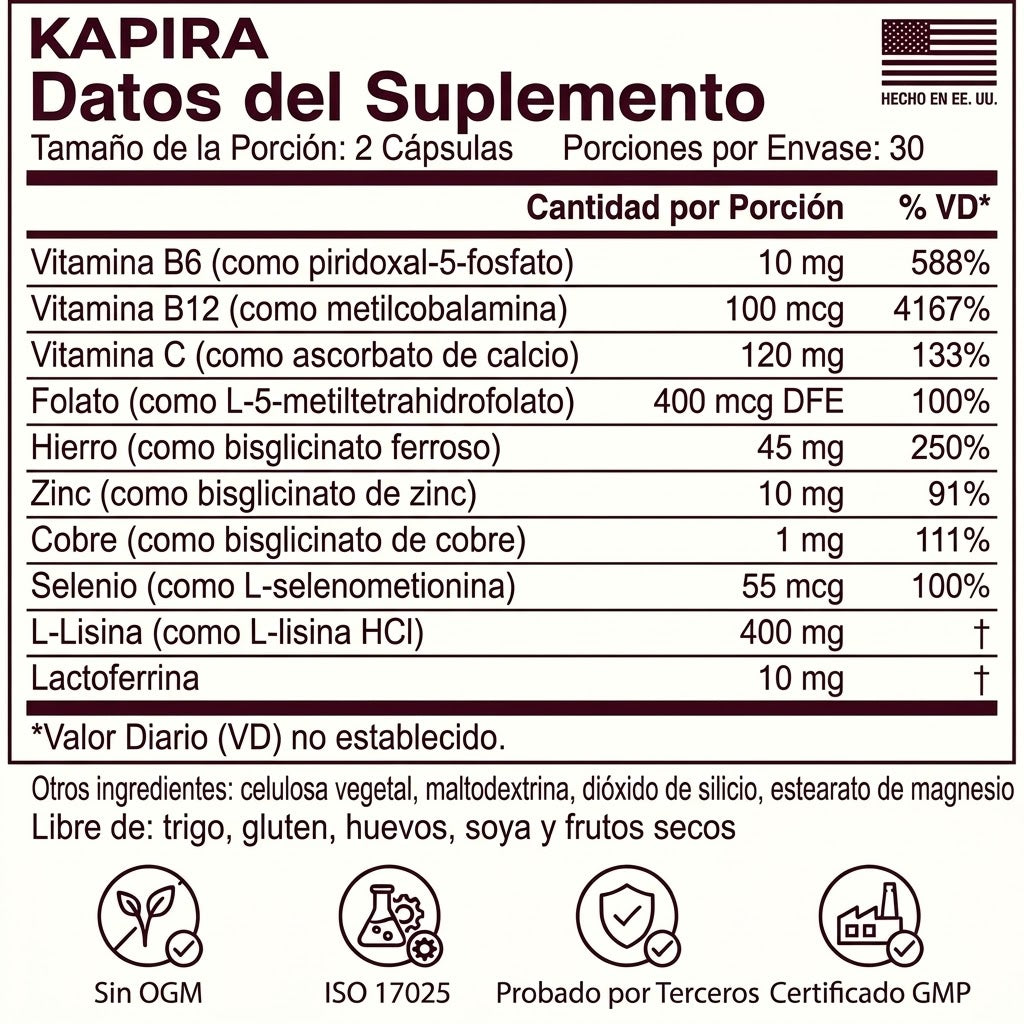 FerraVital™ | Complejo de Apoyo a la Ferritina