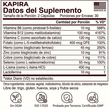 FerraVital™ | Complejo de Apoyo a la Ferritina