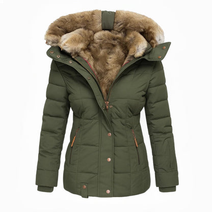 Tamara | Cappotto con Fodera Morbida in Pelliccia Sintetica
