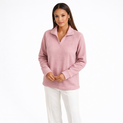Helene | Maglione Scollo a V con Zip