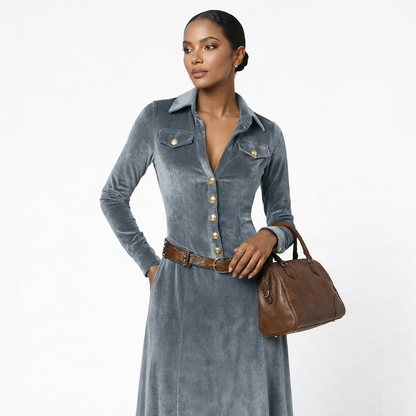 Dora | Vestito Vintage in Velluto