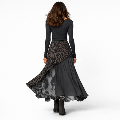 Nova | Vestito Lungo Leopardato