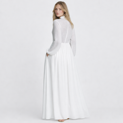Elisa | Vestito Lungo Patchwork