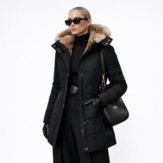Tamara | Cappotto con Fodera Morbida in Pelliccia Sintetica