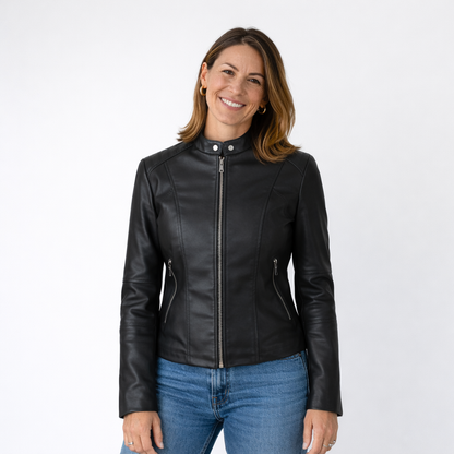 Romina | Cappotto Casual Effetto Pelle