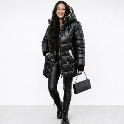 Nora | Cappotto Imbottito con Cappuccio