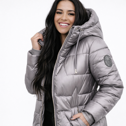 Nora | Cappotto Imbottito con Cappuccio