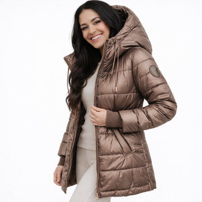 Nora | Cappotto Imbottito con Cappuccio