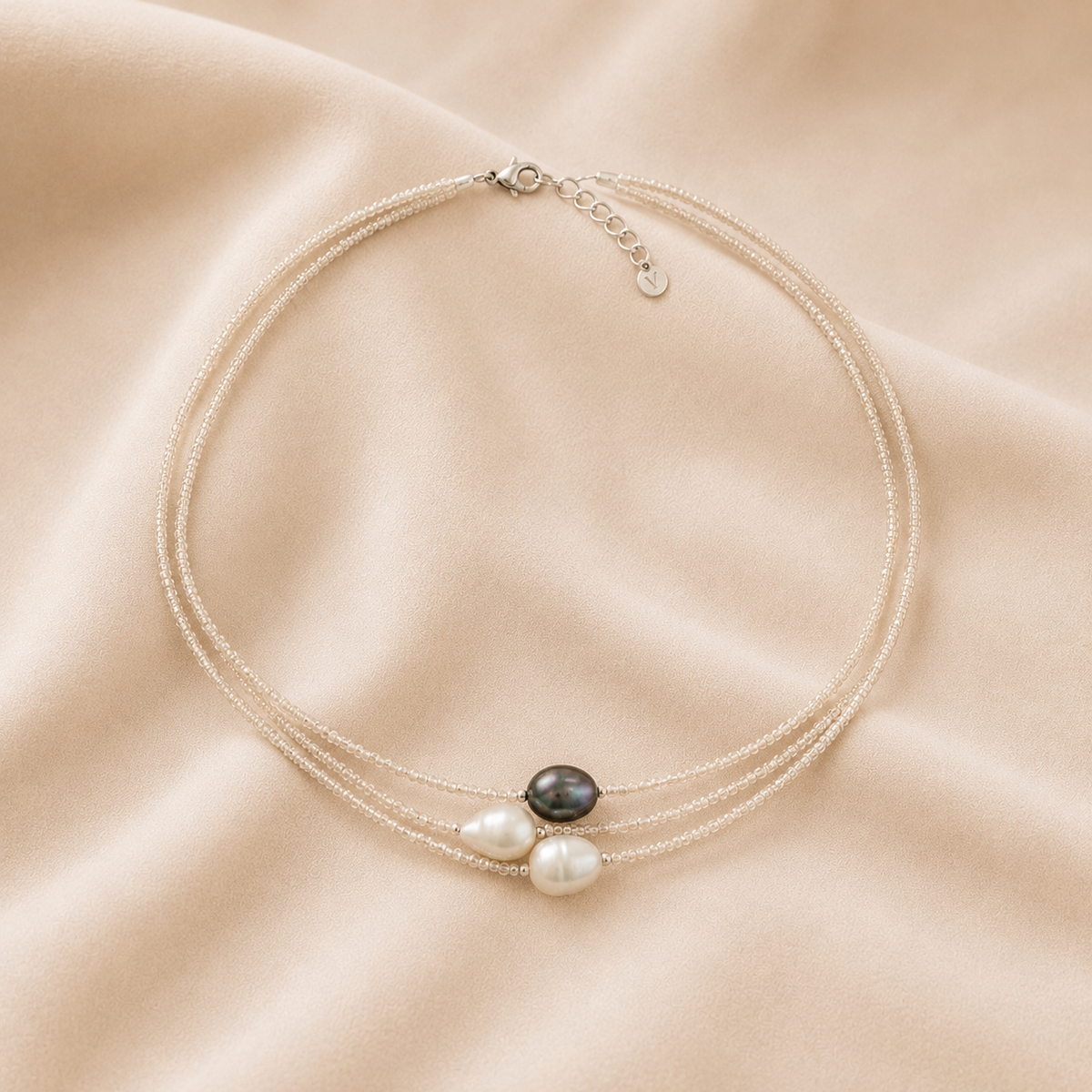 Collana di Perle d'Acqua Dolce Vintage