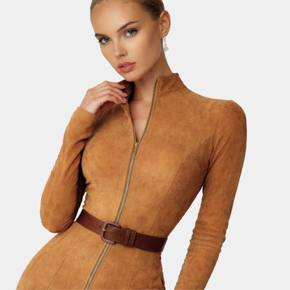 Nora | Vestito Lungo in Velluto