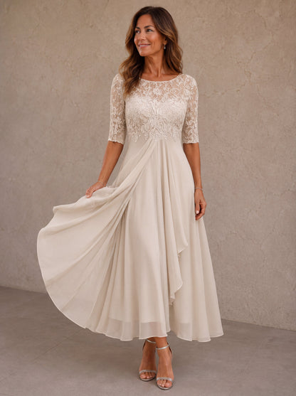 Abella | Abito in Pizzo e Chiffon
