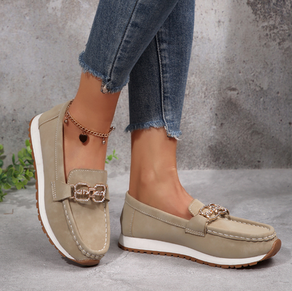 Emma | Mocasines Chic con Hebilla de Brillantes