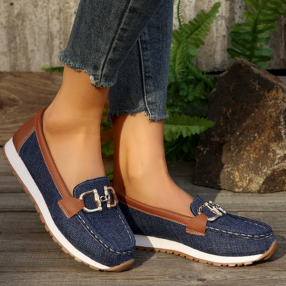 Esme | Mocasines Planos con Hebilla