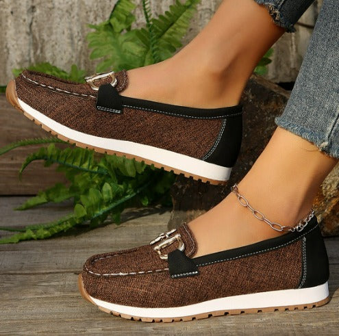 Esme | Mocasines Planos con Hebilla