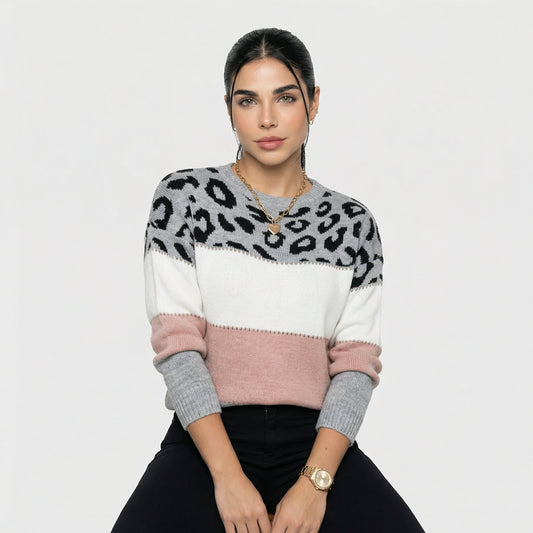 Eva | Maglione Elegante Leopardato