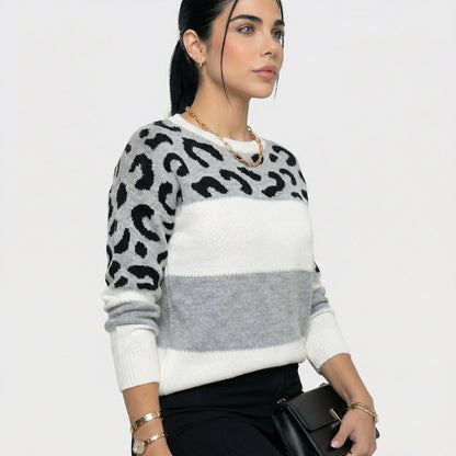 Eva | Maglione Elegante Leopardato