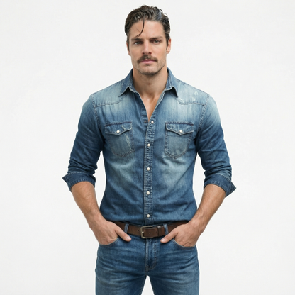David | Camicia in Denim Miami
