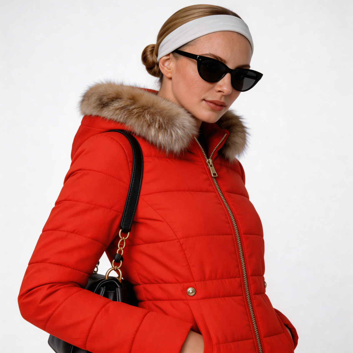 Tamara | Cappotto con Fodera Morbida in Pelliccia Sintetica