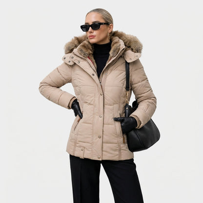 Tamara | Cappotto con Fodera Morbida in Pelliccia Sintetica