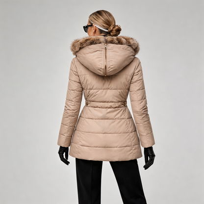 Tamara | Cappotto con Fodera Morbida in Pelliccia Sintetica