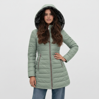 Beatrice | Cappotto Caldo con Fodera in Pelliccia Sintetica