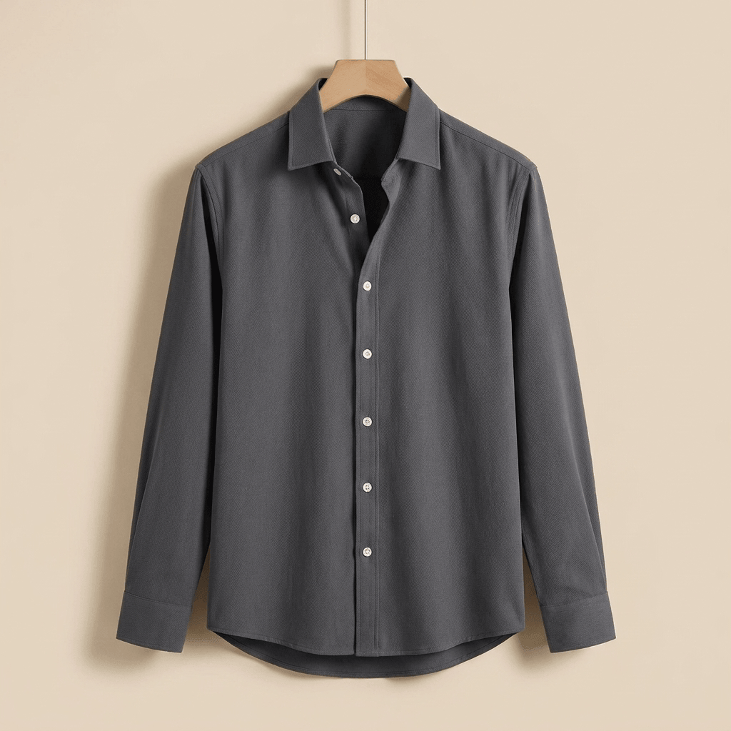 Leandro | Camisa de Algodón Perchado