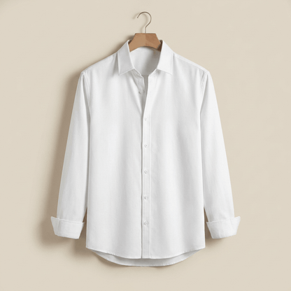 Leandro | Camisa de Algodón Perchado