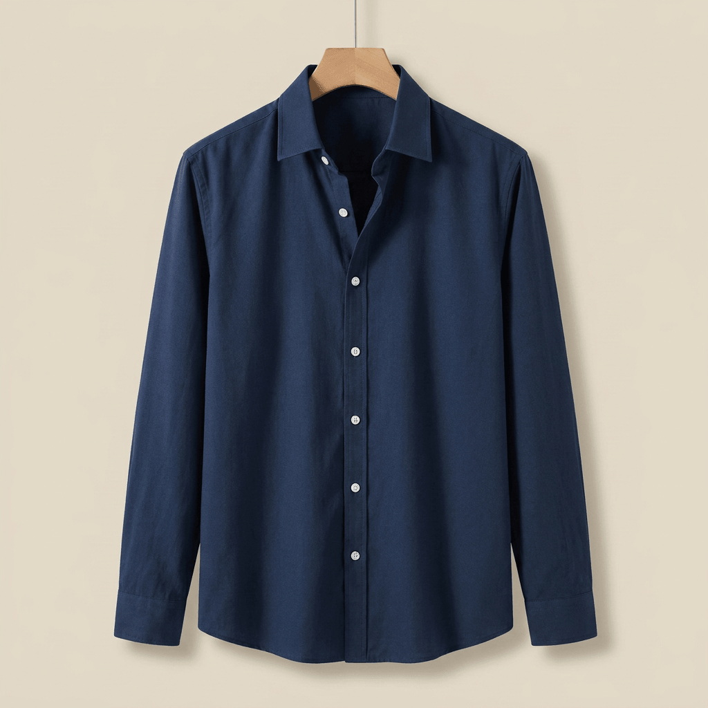 Leandro | Camisa de Algodón Perchado