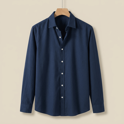 Leandro | Camisa de Algodón Perchado