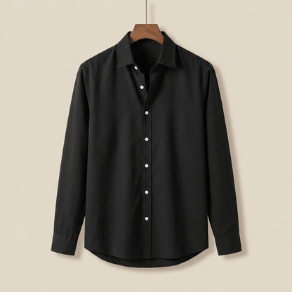 Leandro | Camisa de Algodón Perchado