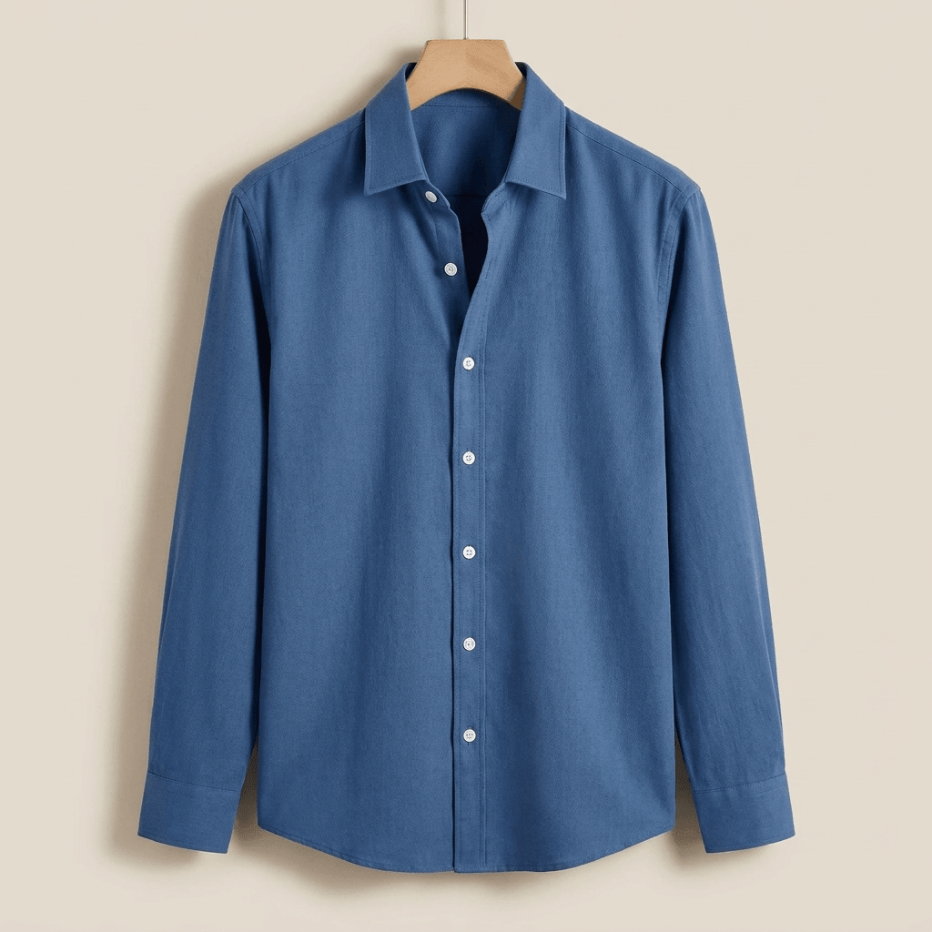 Leandro | Camisa de Algodón Perchado