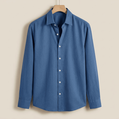 Leandro | Camisa de Algodón Perchado