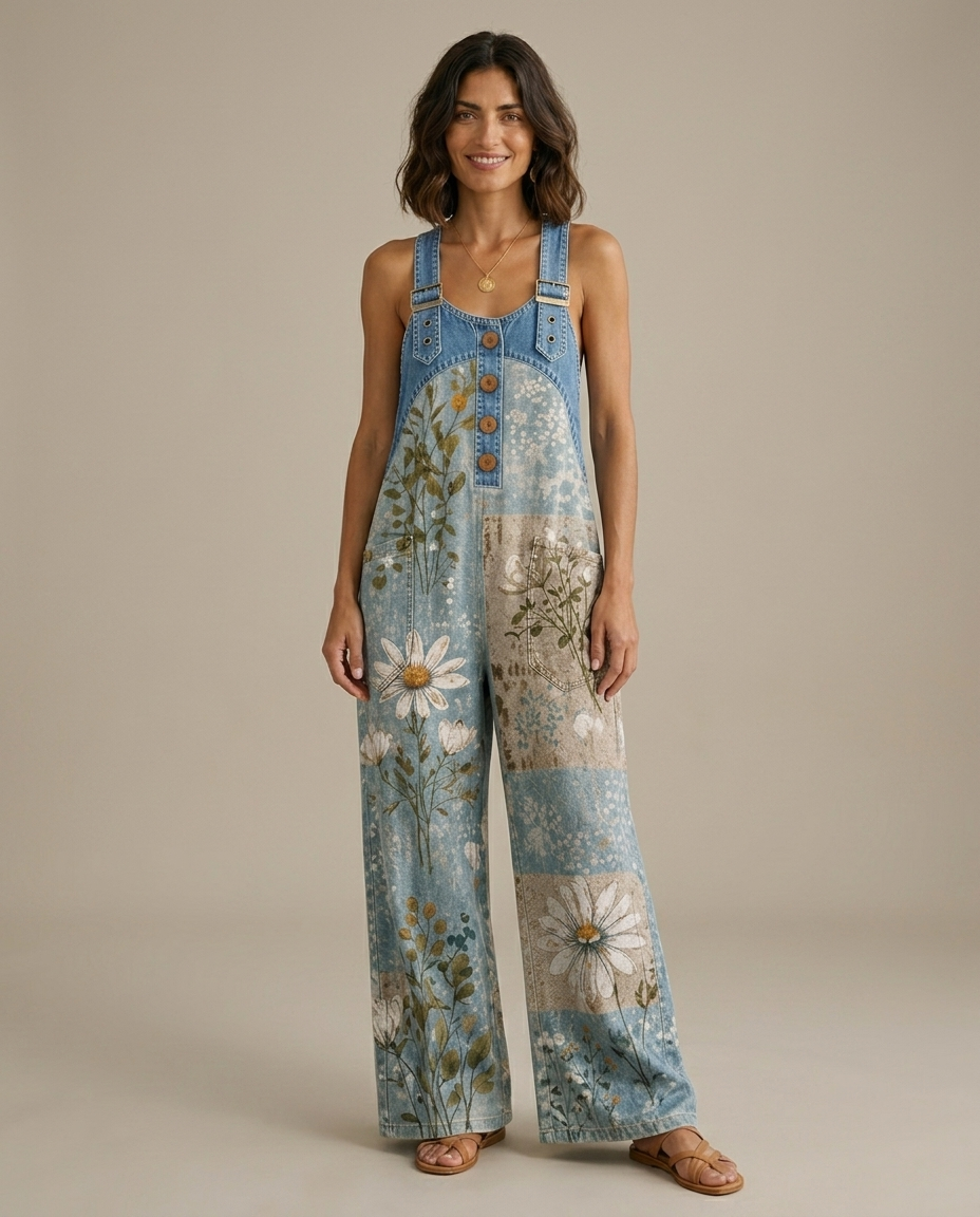 Luna | Enterizo Floral Vintage