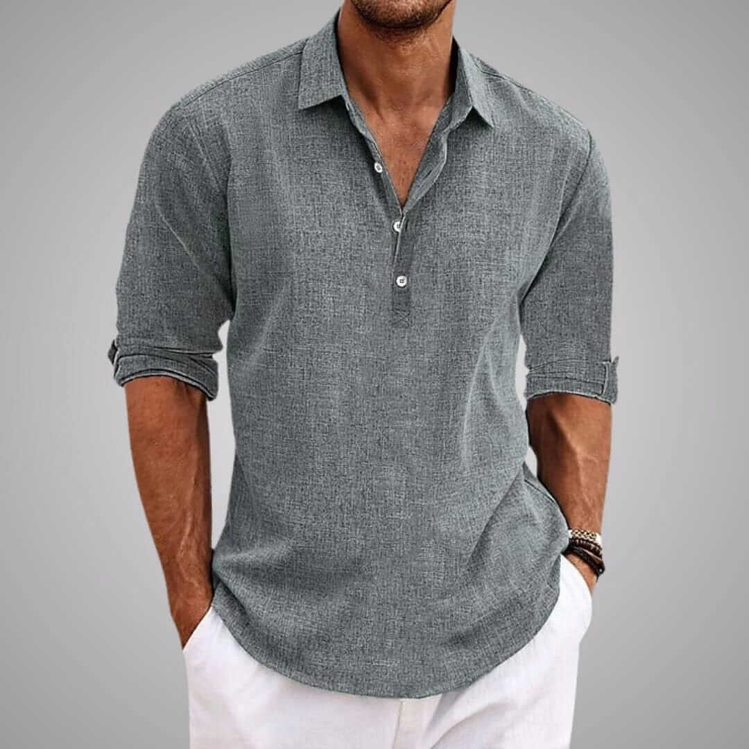 Fernando | Camisa de Mezcla de Algodón