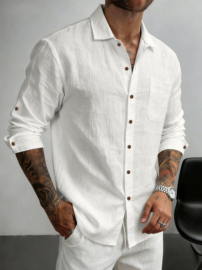 Marcelo | Camisa de Algodón Texturizado